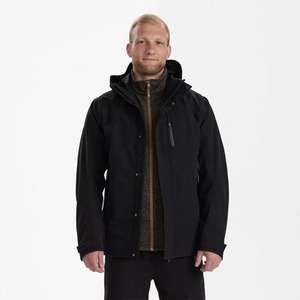 Deerhunter Sarek Camouflage Tactical Corduroy Shell <b>Jacket</b> Stand Customized Color 2-way Zip Centre Front Chest Pocket Waterproof - Product Image 1