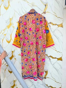 ชุดกิโมโนปักมือลายฟูลการี ชุดแต่งงานแบบดั้งเดิม ผ้าจอร์เจตต์ - Product Image 2