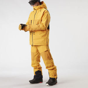 Arrmada Custom Men <b>Yellow</b> Waterproof <b>Ski</b> <b>Jacket</b> Arrmada Hooded Winter Thermal Snowboard Coat Outdoor Sports - Product Image 6