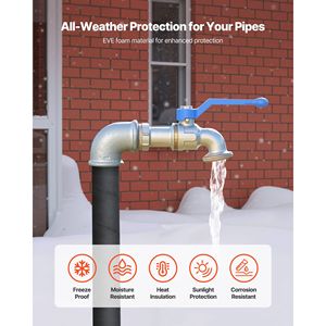 Nastro Isolante Autoadesivo per Tubi 14 FT X 2 Pollici, Protezione Invernale Contro il Freddo per Tubi dell'Acqua - Product Image 2