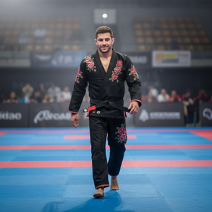 Kimono de Jiu Jitsu con Logotipo Bordado Personalizado, Uniforme de Artes Marciales BJJ, Diseño Personalizado, Equipo de Entrenamiento Ligero - Product Image 3