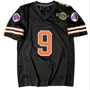 Nouveaux maillots de football américain et de football respirants sans manches en polyester 100% personnalisés et brodés pour hommes - Product Image 1