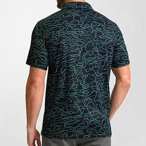 Polo homme de haute qualité en sublimation, respirant, en polyester, pour le tennis et l'entraînement en salle de sport - Product Image 6