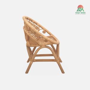 Chaise en rotin artisanale pour enfant, siège pour bébé garçon et fille, faite à la main, pour chambre d'enfant - Product Image 4