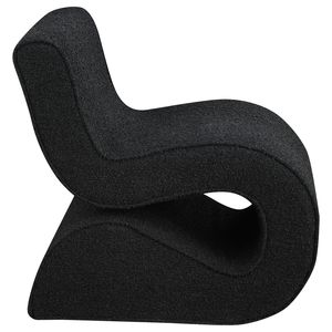 Sedia Austin Senza Braccioli con Rivestimento in Bouclé Antracite, Elegante Arredamento per Soggiorno - Product Image 5