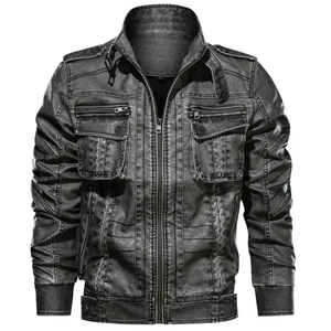JAYCAN SPORTS Nouvelle Veste en Jean Style Tendance avec Doublure Polaire Respirante et Écologique, Col Rabattu, Coupe Ajustée Extensible pour Homme - Product Image 1
