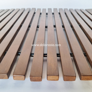 Tapis de douche en teck naturel fait main antidérapant pour la décoration moderne de la maison - Product Image 5