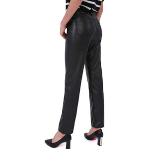 Pantalons en cuir véritable pour femmes de qualité supérieure, vêtements de mode, conception personnalisée, fabricant OEM ODM - Product Image 6