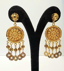 New Fashionable 24KT Gold Plated Women's Pendant Necklace Set <b>Arabic</b> Style Fine Jewelry for Weddings & Parties - Product Image 3