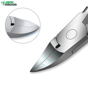 Coupe-ongles de qualité supérieure, pince à ongles en ABS avec poignée rouge, en acier inoxydable épais, instrument manuel chirurgical - Product Image 6