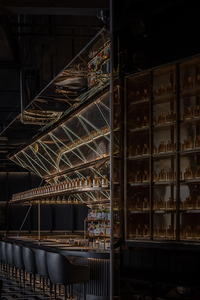 Âm nhạc Câu Lạc Bộ quầy <span class=keywords><strong>bar</strong></span> thiết kế sang trọng nhà quán rượu vàng hiện đại Câu lạc bộ đêm quầy <span class=keywords><strong>bar</strong></span> với đèn LED - Product Image 3