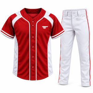 Conjunto de Uniforme de Béisbol Sublimado Personalizado para Niños, Jersey y Pantalones, Fabricante OEM de Ropa Deportiva para Equipos Juveniles de Béisbol - Product Image 4