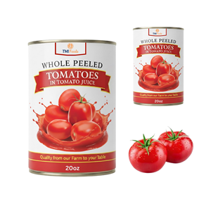 Tomates Enteros en Jugo de Tomate de la Mejor Calidad, en Oferta, al Mejor Precio, de Fábrica en Vietnam, Enlatados en Latas de 20oz - Product Image 1