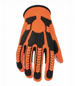 ถุงมือกันกระแทก MUBASHAR PRO GRIP สำหรับงานอุตสาหกรรม ทนทานต่อแรงกระแทก มาตรฐาน ANSI/ISEA ระดับการป้องกันการบาด 4  เคลือบไนไตรล์ที่ฝ่ามือ ออกแบบตามหลักสรีรศาสตร์ - Product Image 1