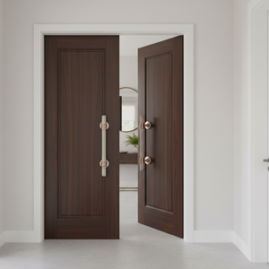 Poignée de porte antique en acier inoxydable finition graphite noir, poignée moderne pour porte d'entrée, porte en verre, intérieur, extérieur - Product Image 2