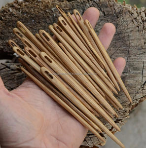 Agujas de Madera de Acacia de la Mejor Calidad, Ecológicas, Hechas a Medida, para Coser, Tejer y Bordar, Duraderas y Portátiles - Product Image 1