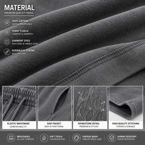 <b>Men's</b> <b>Baggy</b> <b>Trousers</b> Mid Waist Drawstring Casual Breathable Lightweight Winter Wear Quick Dry Polyester/Cotton Wide Leg - Product Image 6
