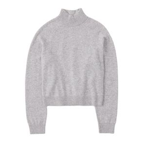 Plain <b>Mock</b> Neck Sweatshirt | Unisex Casual High Collar Pullover winter season - Product Image 1
