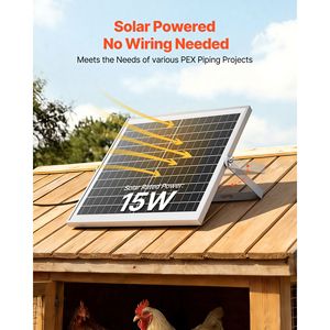Ventilatore ad Alta Velocità Alimentato a Energia Solare 15W, Angolo del Pannello Solare Regolabile, 2668 RPM, Installazione Flessibile, Sistema a Doppia Ventola, Implementazione Rapida - Product Image 2