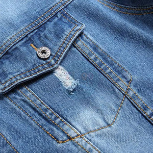 Top Selling Oversized Custom Made Men <b>Jeans</b> <b>Jacket</b> Stand Front Eco-Friendly Breathable High Quality OEM Service Winter <b>Jacket</b> - Product Image 4