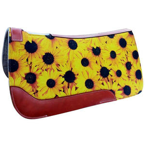 Almohadillas de Alta Calidad para Sillas de Montar, Almohadilla de Fieltro con Estampado de Girasoles de Gran Calidad, Almohadillas para Sillas de Montar Western - Product Image 4