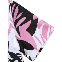 Conjunto Floral de Verano para Hombre, Atuendo Personalizado de Secado Rápido, Transpirable, Informal, de Poliéster/Algodón, con Logotipo Personalizado, 200g, Proveedor de Ropa OEM