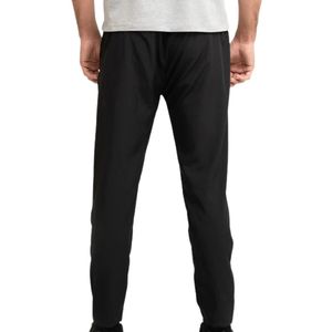 <b>Men</b> Black High Elastic Waist Slim Tapered Fit Casual Sweatpants Quick Dry Fleece Lightweight Everyday <b>Lounge</b> Training Athletic - Product Image 6
