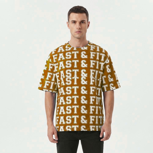 Camisetas Personalizables para Hombre, 100% Algodón Grueso, Impresión Serigráfica, Transpirables, Ecológicas, con Logotipo y Patrón de Letras Personalizados - Product Image 4