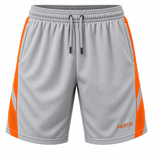 Pantalones Cortos de Malla para Hombre, Transpirables, de Secado Rápido, Directo de Fábrica, Esenciales, por Encima de la Rodilla, para Correr y Gimnasio, Personalizables, de Malla Sólida - Product Image 5
