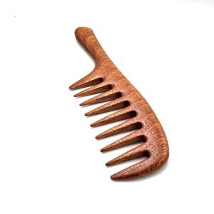 Premium Handmade Eco-Friendly Waterproof Natural Neem Wood Hair Comb Wide Tooth Beard Grooming Scalp Massage Hair Styling - Product Image 2