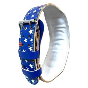 Cinturón de Powerlifting/Levantamiento de Pesas - Doble Anillo de 10 mm - Cuero Vacuno de 4 Pulgadas de Ancho, Transpirable y Ligero, Soporte Lumbar - Product Image 6