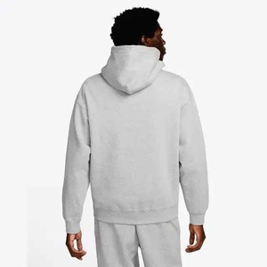 Conjunto Deportivo con Capucha para Hombre, Color Gris Sólido, Algodón, Manga Larga, Pantalones Casuales con Bolsillos Laterales, Transpirable, para Otoño - Product Image 3