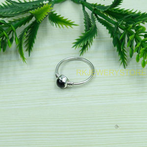 Anillo de Ónix Negro, Anillo de Plata de Ley 925, Anillo con Piedra Negra, Anillos para Mujer, Anillo Minimalista, Joyería de Regalo de Navidad de Ónix Negro - Product Image 3
