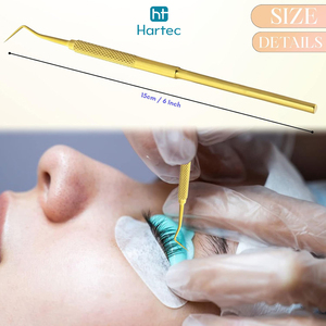Herramienta de acero inoxidable Cross Edge para levantar pestañas, separador de pestañas para aplicaciones de permanente, extensiones, suministros para levantar y teñir pestañas - Product Image 4