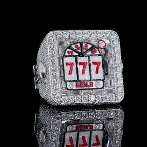 Anillo Personalizado con Nombre, Estilo Hip Hop, con Diamantes Engastados, Certificado GRA, Plata de Ley 925, Chapado en Oro, para Boda, Fiesta, Compromiso - Product Image 1