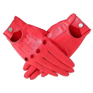Gants de moto unisexes personnalisés en cuir d'agneau pleine fleur, chauds pour l'hiver, compatibles écran tactile, extensibles, pour la conduite sportive et la mode - Product Image 5