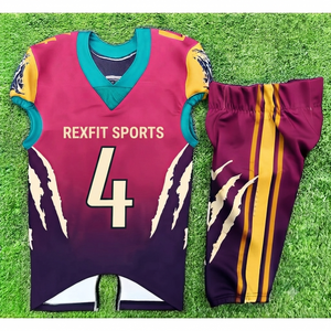 Nouvel ensemble uniforme de football américain personnalisé 2026 – Maillot et pantalon sublimés – Fabricant OEM d'uniformes sportifs par sublimation - Product Image 6