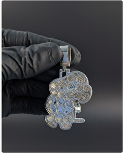 Pendentif Grand Theft Auto VI Iced Out avec diamants Moissanite, bijou de luxe, breloque, vente en gros - Product Image 5
