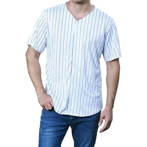 Camiseta de Béisbol para Hombre de Talla Grande, de Secado Rápido y Alta Calidad, con Botones Completos, Precio al por Mayor - Product Image 1