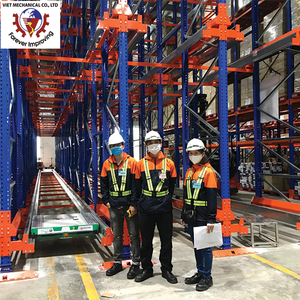 Chariot radio à haute efficacité conçu pour le déplacement automatisé des palettes et le stockage à haute densité, idéal pour les entrepôts modernes - Product Image 1