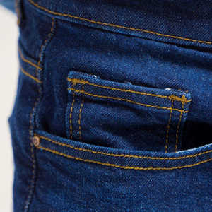 Jean slim personnalisé en gros pour homme – Jean en denim bleu de haute qualité, le dernier modèle délavé pour homme - Product Image 4