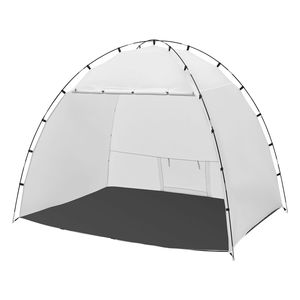 Tenda Cabina di Verniciatura Portatile 91.7 X 67.7 X 74.8 Pollici con Pavimento Integrato e Rete Protettiva, Riparo per Stazione di Verniciatura a Spruzzo per una Verniciatura Comoda - Product Image 6