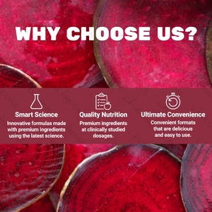 Nhãn hiệu riêng Hữu Cơ củ cải gốc bột cho smoothies, baking & nước trái cây nguyên củ cải đường Superfood & tự nhiên màu đỏ thực phẩm - Product Image 5