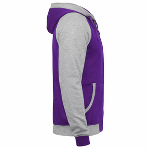 Fabricant professionnel, conception OEM personnalisée, sweat à capuche zippé en polaire pour homme, respirant, séchage rapide, vêtements décontractés, toutes tailles disponibles - Product Image 2