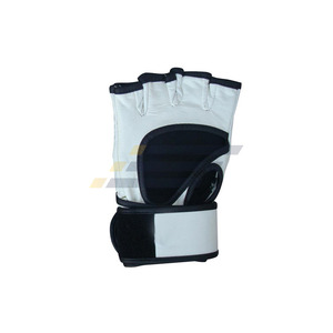Guantes de Boxeo de Medio Dedo Personalizables de Cuero, Cómodos y Duraderos, para Entrenamiento de MMA, Muay Thai, para Adultos - Product Image 4
