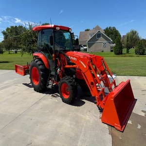 Tracteurs Kubota L6060 d'occasion en bon état de marche, tracteurs agricoles à 4 roues avec chargeur frontal à vendre - Product Image 4