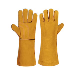 ถุงมือเชื่อมแบบยาวขายส่ง ถุงมือหนังทนความร้อนคุณภาพดีไซน์ยอดนิยมปี 2026 - Product Image 6