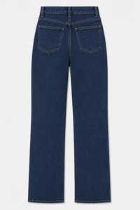Jeans de Mezclilla de Mujer de Corte Holgado y Talle Alto, Premium, Pierna Ancha, Lavado Vintage, Elásticos, Ecológicos, Transpirables, Casuales, para Oficina - Product Image 5