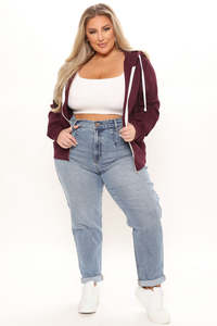 Wholesale Women Zip Up Hoodie Casual Streetwear Jacket Custom Fashion Apparel OEM ODM Supplier USA Market - Product Image 5