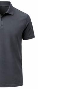 Polo en coton gris anthracite pour homme, coupe classique, manches courtes, vêtement décontracté d'été, logo personnalisé, fabricant OEM, approvisionnement en gros - Product Image 4